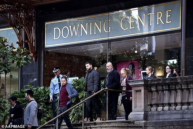 Sydney's Downing Centre later reopened after the package found inside was declared safe