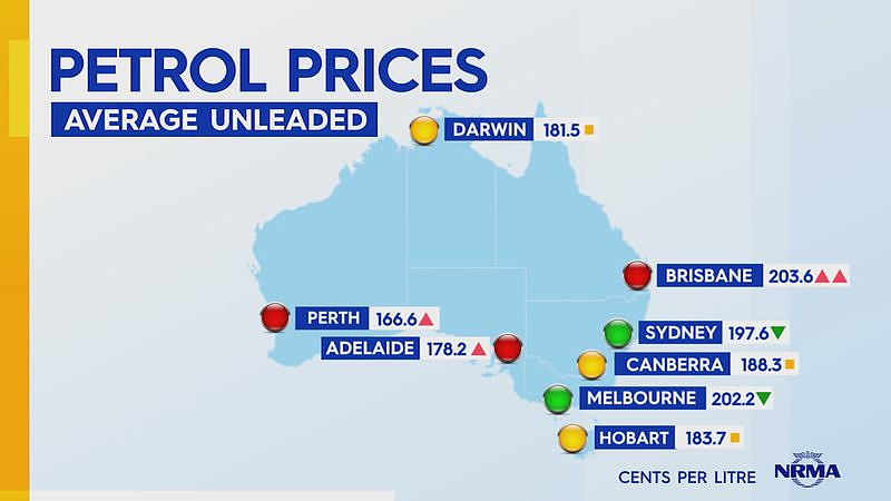 最高突破$2大关！澳首府城市油价大涨，悉尼差价达$44c/L，加油前记得货比三家（组图） - 3