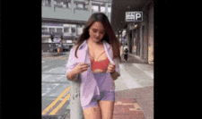 香港健身网美“月台上脱衣露奶”！网搜足迹，惊见她公园餐厅超市到处搞情色（组图）