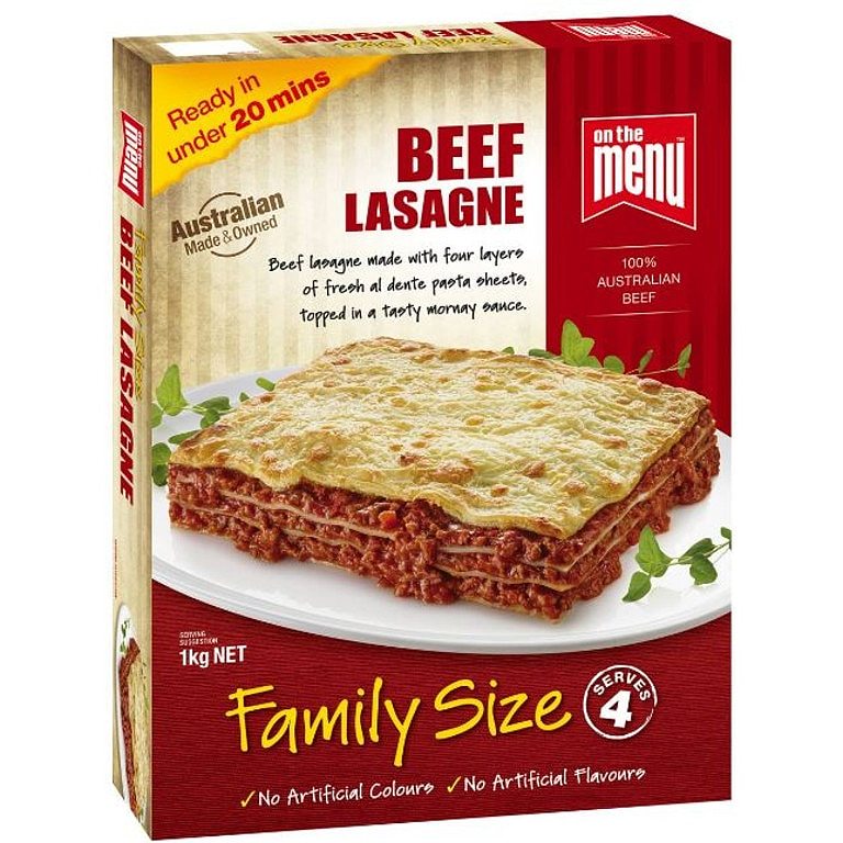 There are better options nutritionally when it comes to frozen lasagne.