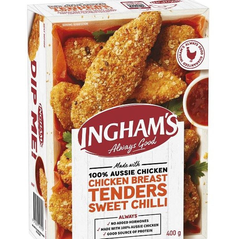 There is more coating than chicken in these tenders.