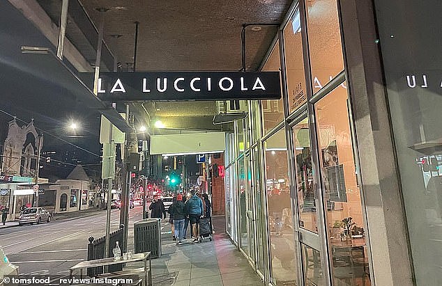 A young woman who works at La Lucciola restaurant on the famous strip saw a car driven recklessly by a young man almost cause an accident on Saturday evening