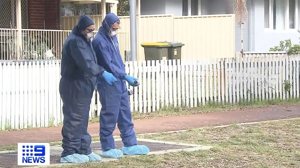 A forensic team is expected to remain at the property for the next few days. Photo: 9 News