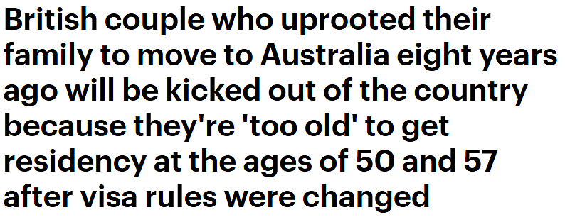 因“年纪太大”无法获得PR，澳英国夫妇面临驱逐！在澳生活了8年，“不想回去”（组图） - 1