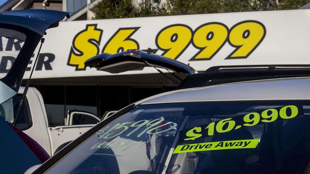 Used car buyers will be able to access free readings from Monday. Picture: NewsWire/ Sarah Marshall