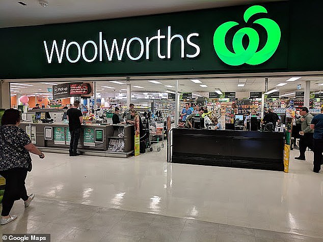 The worker had been in the loading dock working night fill at the Woolworths in Claremont, north of Hobart in Tasmania, at 10.20pm on Saturday