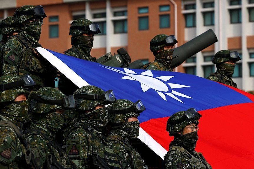 只有42%的受访者支持派遣澳大利亚军队保卫台湾不受中国侵犯。