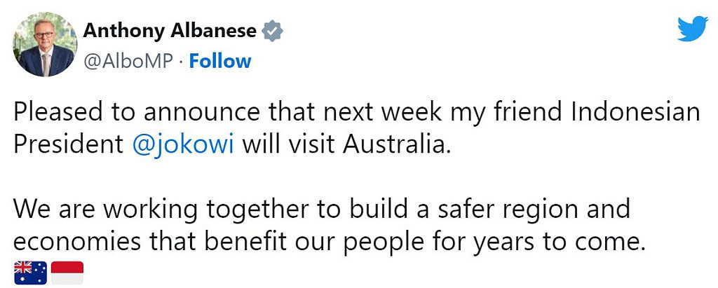 印尼总统下周访澳，吁Albanese不要遏制中国！“维护印太和平，应对中美紧张局势”（组图） - 3