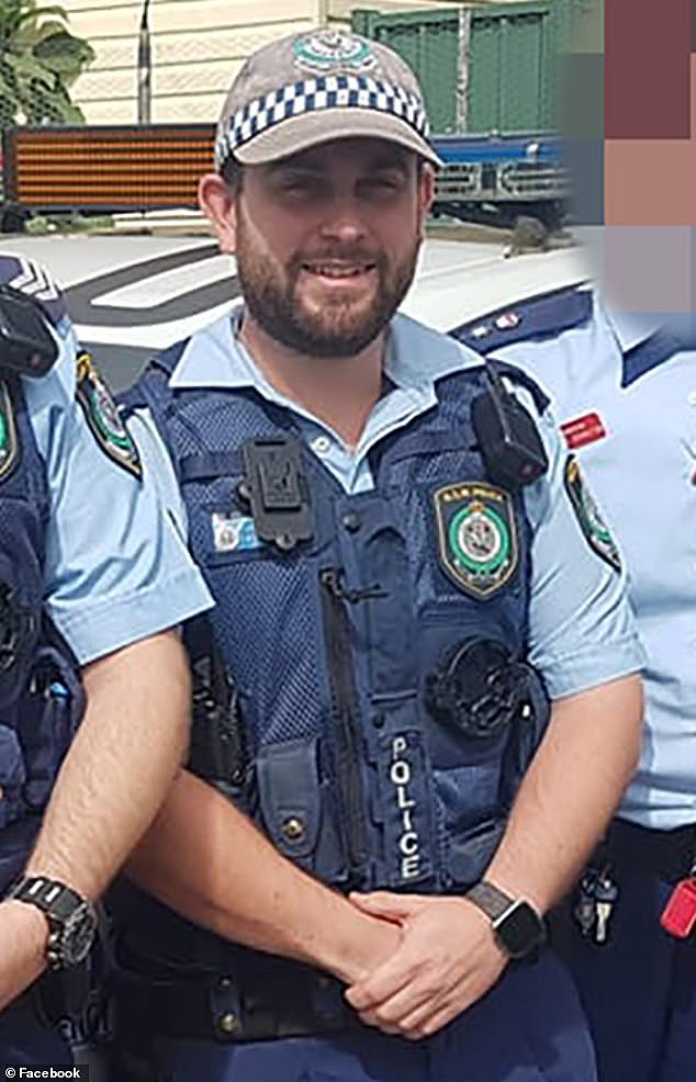 Former NSW Police officer Troy Robert Cridland (above) has been found guilty of knowingly having sex with an underage girl while he was a policeman in 2020