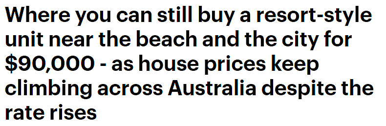 低至$8.5万！澳洲多地房价实惠，$9万就能买到沿海公寓（组图） - 1