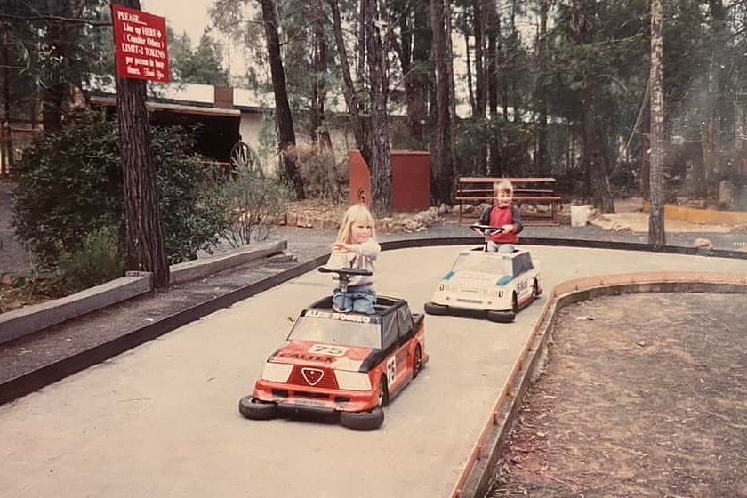 kids in go carts