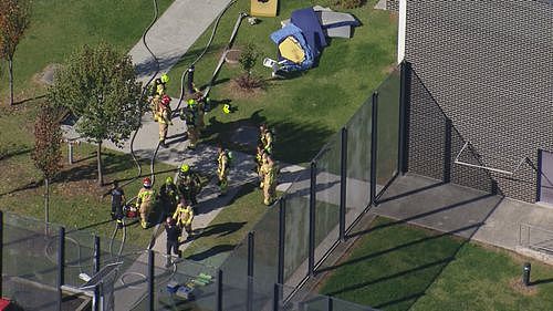 Fire breaks out at Sydney's Villawood Immigration Detention Centre.