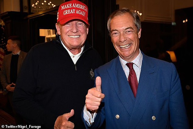 Mr Farage claimed he was constantly approached when he last visited Australia in September 2022 by distressed members of the public who pleaded with him to 'help get our country back'