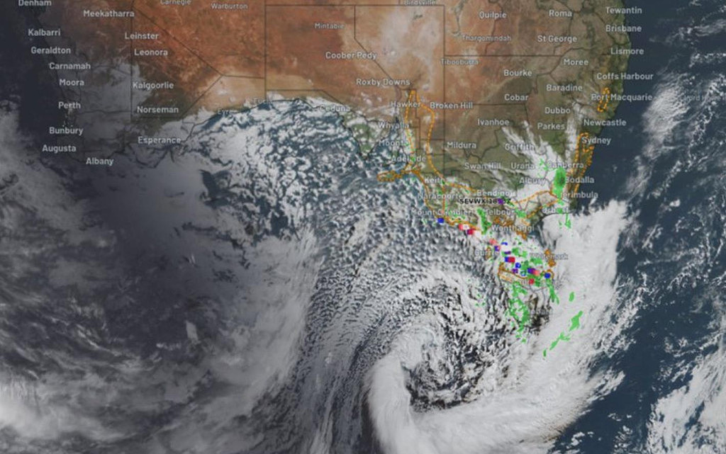强冷空气横扫澳洲东南部！新维两州将出现狂风暴雨，部分地区或出现暴风雪（组图） - 2