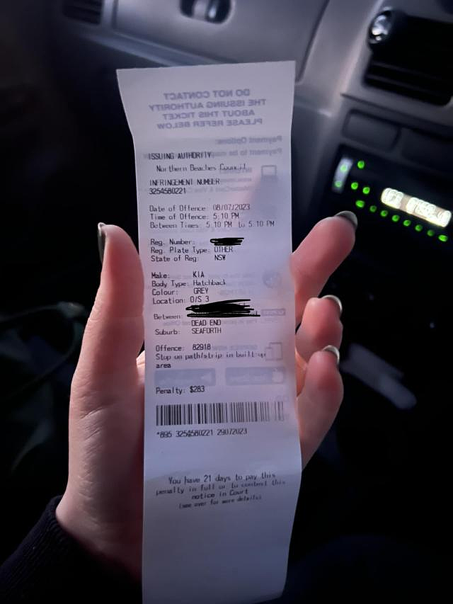 悉尼司机自家门口草地停车，被罚$283！原因竟是...（图） - 2