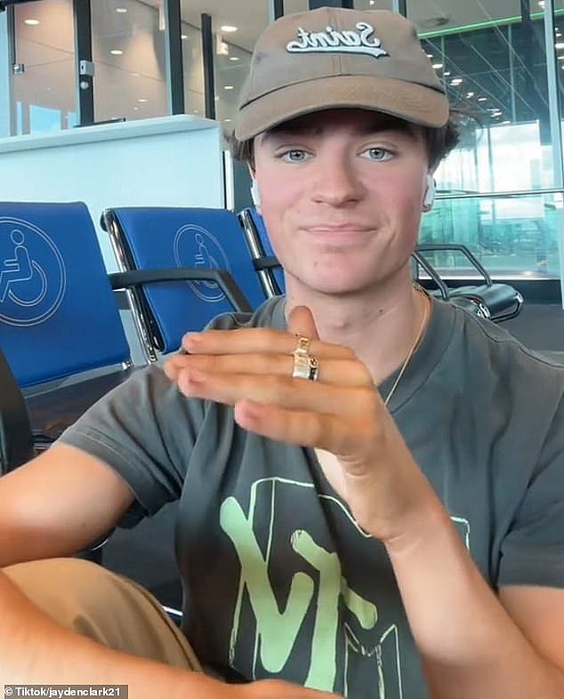Jayden Clark, a 21-year-old Australian, took to the video-sharing platform to express his shock over the way he was treated by a Jetstar employee working inside the terminal