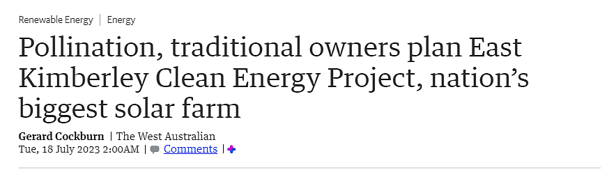 投资35亿澳元，澳洲最大的太阳能发电厂将在西澳开建（图） - 1