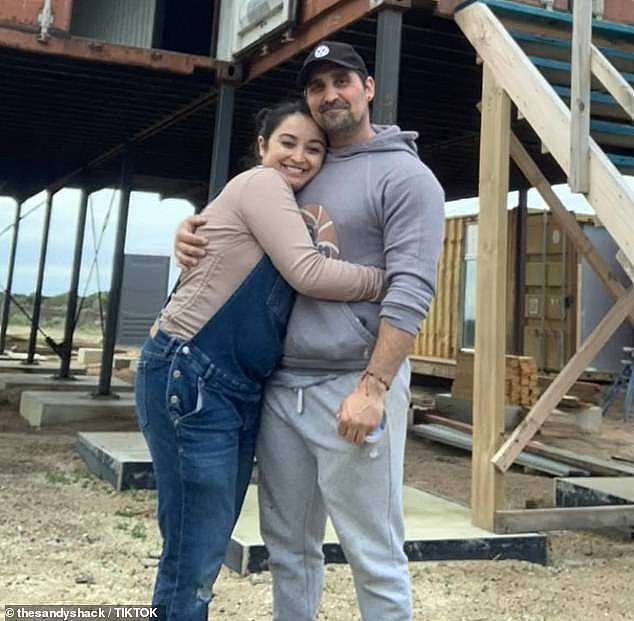 South Australian couple Valentina (left) and Luis (right) are building their dream home out of shipping containers after mortgage brokers rejected their request for a loan