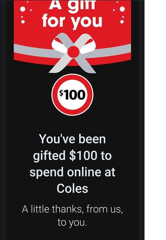 速自查！Coles发放$100代金券，数千澳人已收到，快看看你有没有（组图） - 2