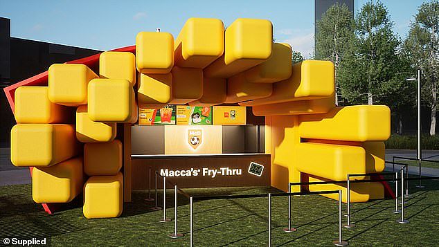 麦当劳将于 7 月 20 日星期四在悉尼达令港 Tumbalong 公园开设全球第一家巨型 Macca's Fries 餐厅