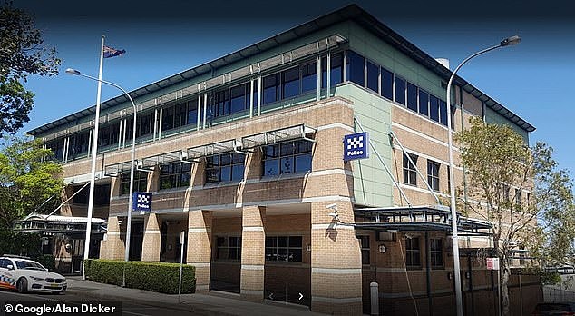 NSW Police said they have launched an internal investigation into how the gun, bullets and drugs were originally missed by officers in their initial search (pictured: Wollongong Police Station)