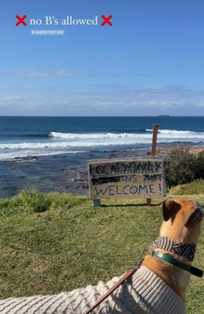 By the end of the day, the sign had been revised to read: ‘Welcome!’ Picture: Instagram.