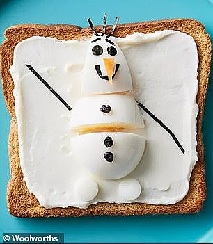 Top recipes include Olaf toast (pictured), Ratatouille and Mike Wazowski-inspired toast