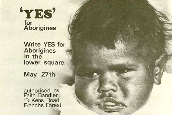Poster promoting a 'yes' vote in the 1967 referendum