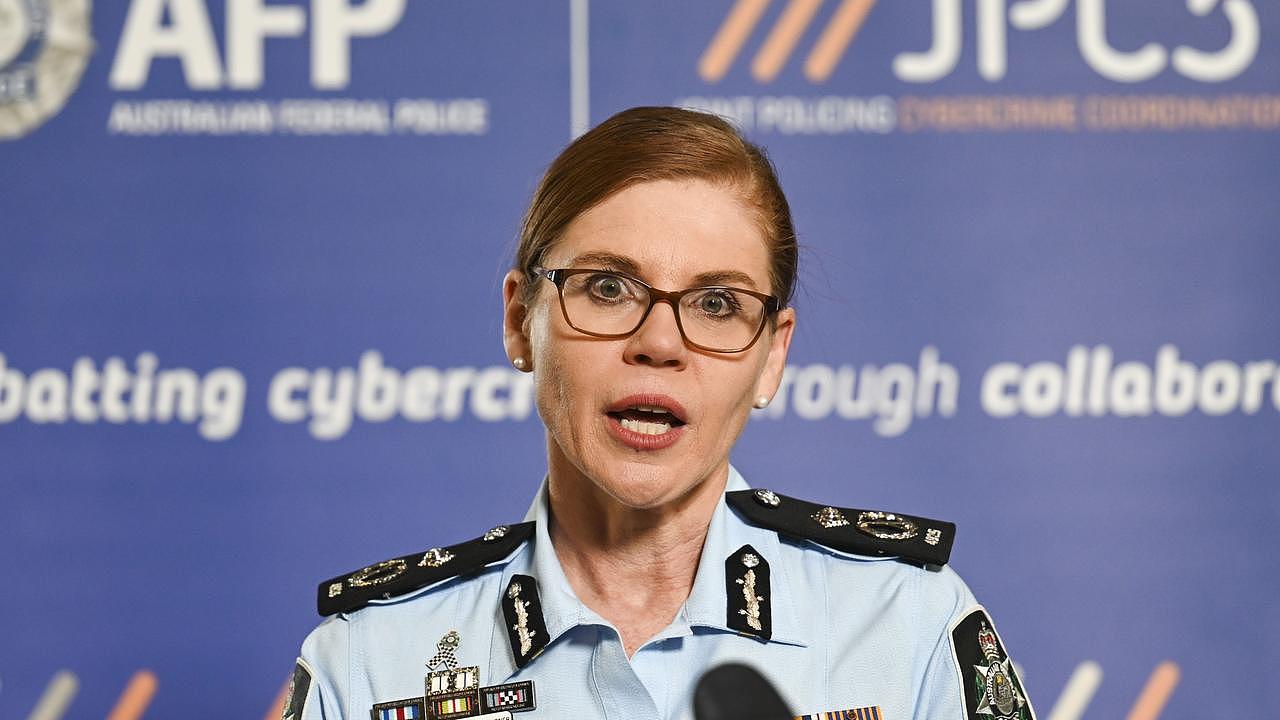 Australian Federal Police Assistant Commissioner Justine Gough described the alleged offences on Tuesday as “unfathomable”. Picture: NCA NewsWire / Martin Ollman