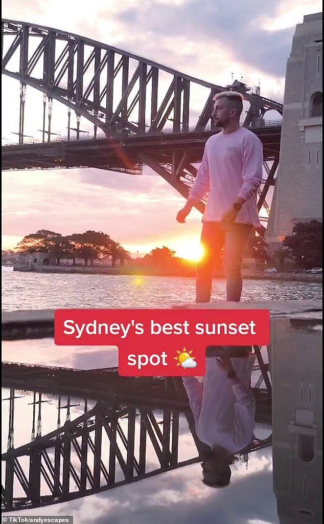 Continuing along the water line is Jeffery Street Wharf which Sydney photographer Andrew Zhao dubbed as the 'best' place in Sydney to watch the sunset