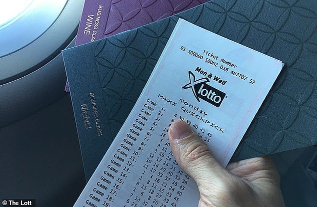 A woman cashed in a multi-million dollar winning lotto ticket for a draw she didn't even buy a ticket for after leaving it in the letterbox for days (file picture)