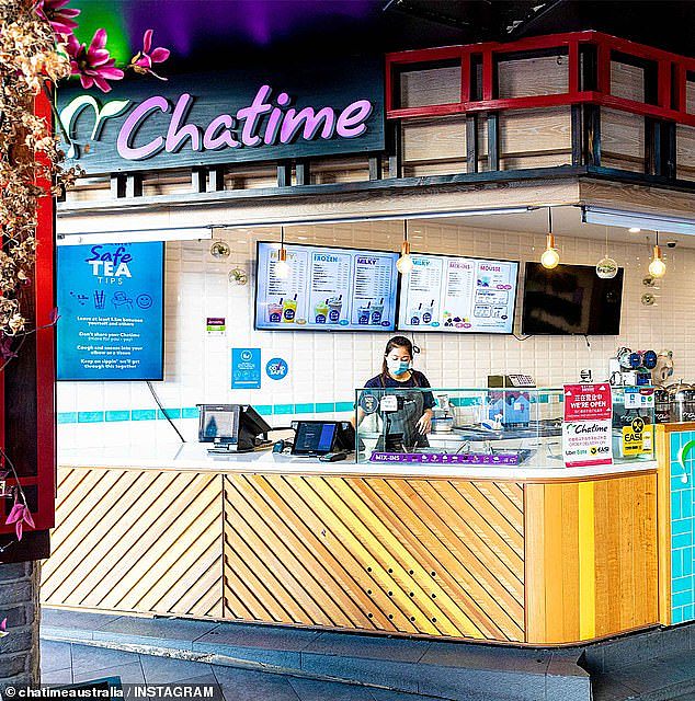 Popular bubble tea franchise Chatime (pictured) will close some of its stores in Australia
