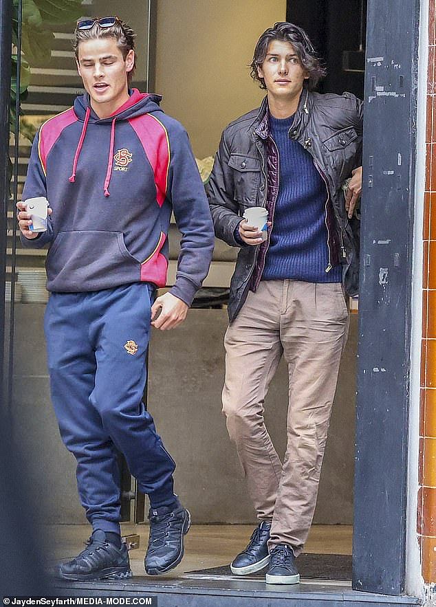 Count Nikolai of Monpezat, 23 (pictured right), has moved to Australia and was seen heading out for a morning coffee with a friend in Sydney on Saturday