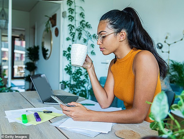 Last year she claims to have made a staggering $19,668.11 from side hustles alone (stock image)