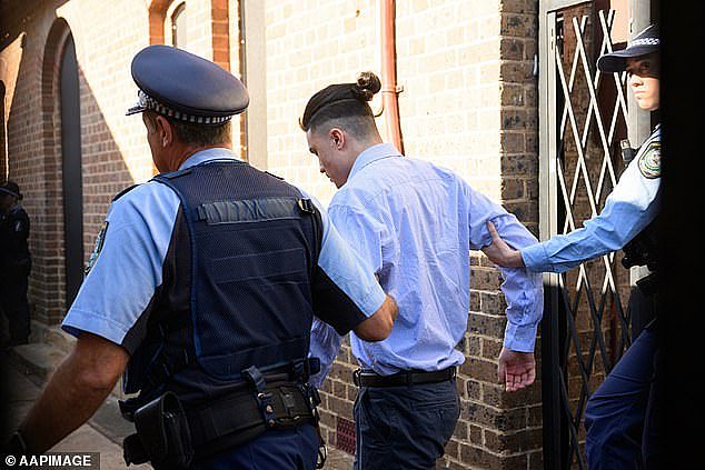 Edwards was taken into custody outside Picton Local Court after pleading guilty to five counts of dangerous driving occasioning death on Thursday