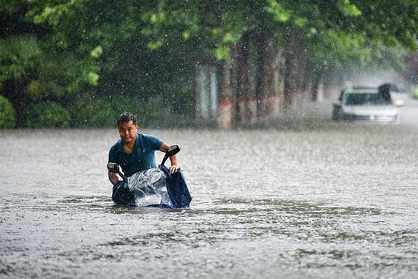 中国多地近来遭水淹。