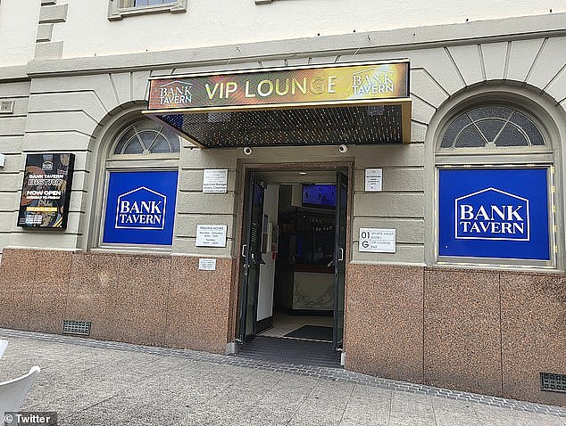 'Loophole' phrases advertising gambling outside pubs and clubs in NSW will be banned from September 1 (pictured, a pub with the soon-to-be-banned phrase 'VIP Lounge'