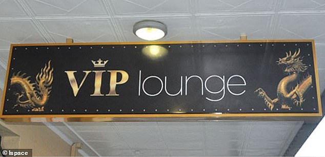 Under the new law the words 'VIP Room', 'VIP Lounge' (above), 'Golden Room', 'Golden Lounge', 'Player's Room' and 'Players Lounge' cannot be displayed outside venues