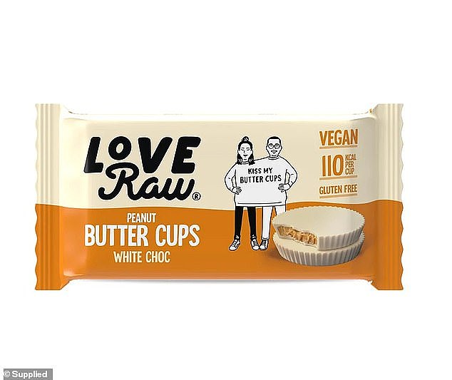 The Love Raw Peanut Butter Cups flavoured with white chocolate are also being recalled