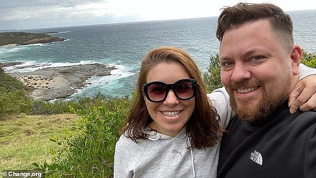 The couple are expecting a child in December but are facing the stress of having to regularly apply for bridging visas and not knowing if they will be deported