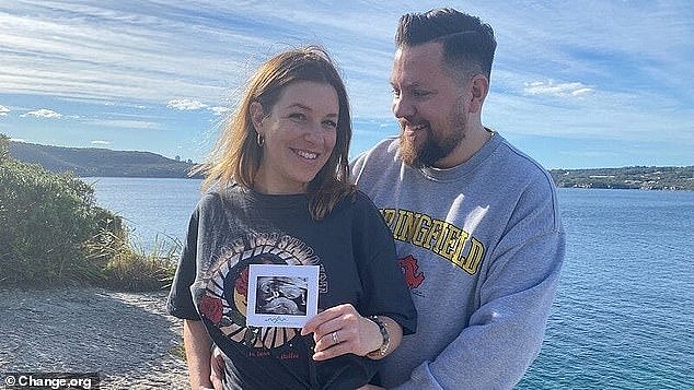 Michaela Loudinova, who is heavily pregnant, and her husband Miroslav Sulak have been fighting to stay in the country for five years