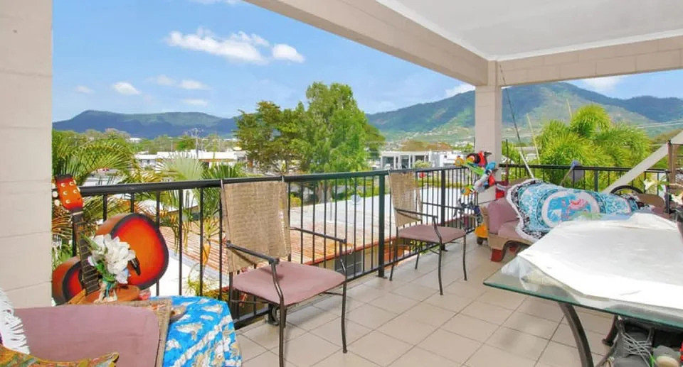 Cairns apartment balcony and view