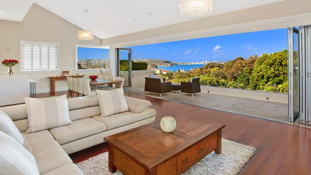 Nick Hawkins lives in a sprawling five-bedroom mansion in Mosman. Supplied