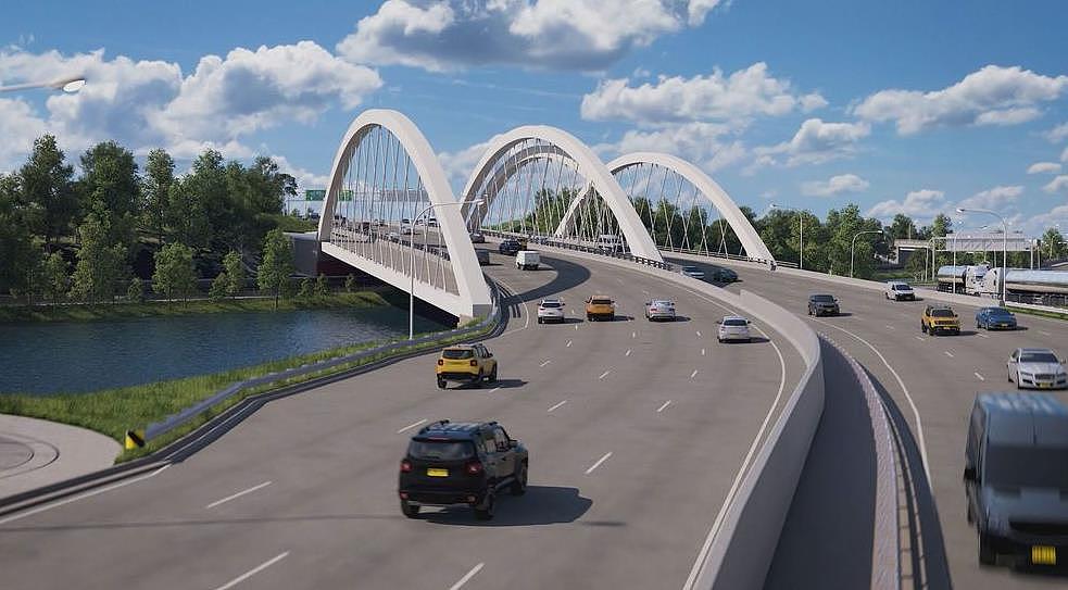悉尼“门户桥梁”即将竣工！造型类似海港大桥，将有效缓解机场拥堵（组图） - 3