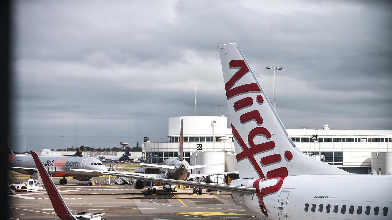 New government data has revealed that almost one in ten flights between Sydney to Melbourne were cancelled in July, prompting calls for reform. Picture: NCA NewsWire/Flavio Brancaleone