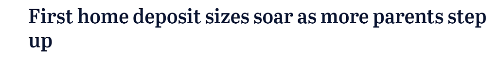 澳洲首次置业者首付增长近50%，越来越多父母出手帮孩子购房（组图） - 1