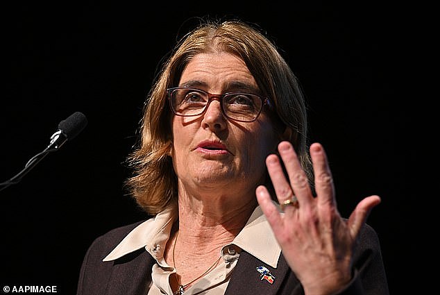 Michele Bullock delivered a climate change speech in Canberra on Tuesday night suggesting 7.5 per cent of Australian homes are in postcodes where climate change could cause property prices to fall by five per cent by 2050