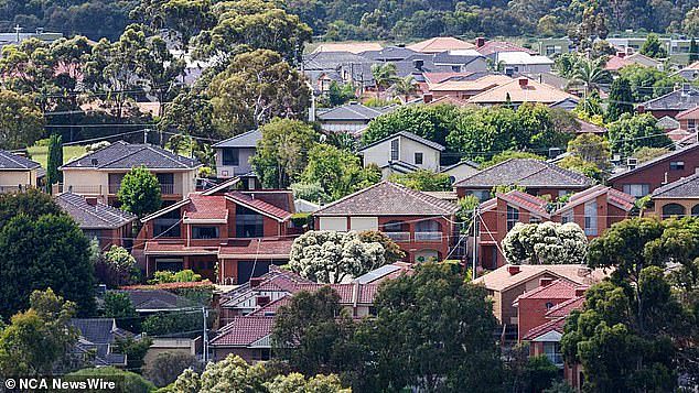 Victoria, along with NSW and Tasmania, are the least affordable places in Australia to buy a house (pictured, a Melbourne suburb)