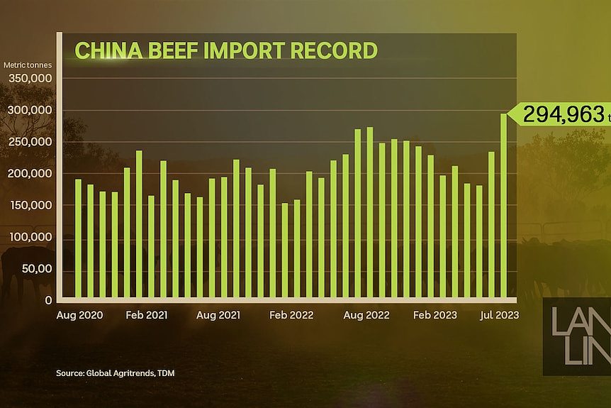 China beef import graph