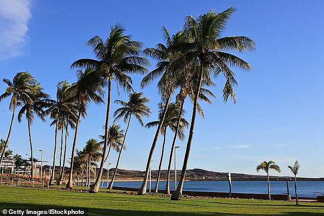 Police are investigating after a man allegedly tried to drown a five-year-old boy by driving his car into the water at  the Dampier foreshore located in the Pilbara region in the north west of Western Australia (pictured)